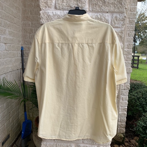 H&M DIVIDED Cotton Button Up Yellow - Picture 2 of 2